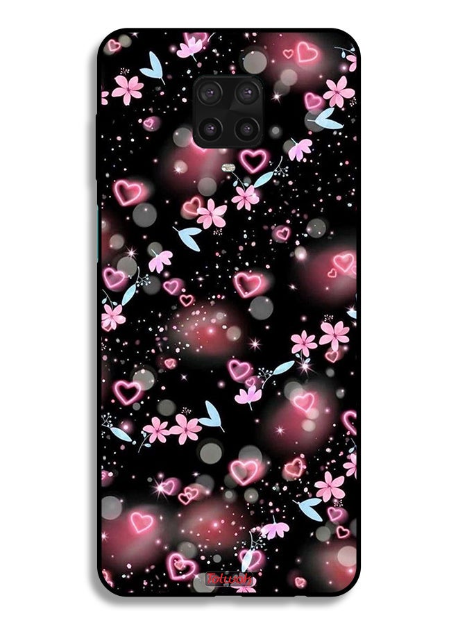 Tolwak Xiaomi Redmi Note 9 Pro Protective Case Cover Small Hearts And Flowers - Image 2