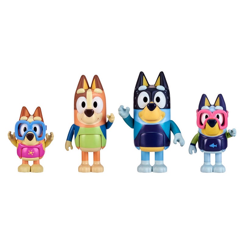 Bluey Series 9 Family Beach Day Figure Pack (6.35-7.62 cm, Pack of 6) - Image 2