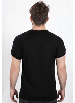 Alexander Gardi Alexander Gardı Knitwear, Crew Neck T-shirt, Black Striped (Ag504901) Striped M  - Image 4