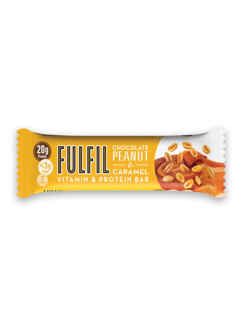 Fulfil Peanut Caramel Protein Bar 55g (20g Protein) - Image 1
