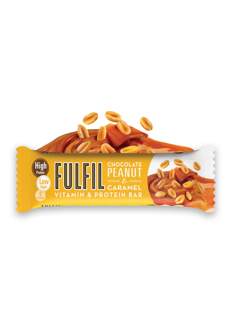 Fulfil Peanut Caramel Protein Bar 55g (20g Protein) - Image 2