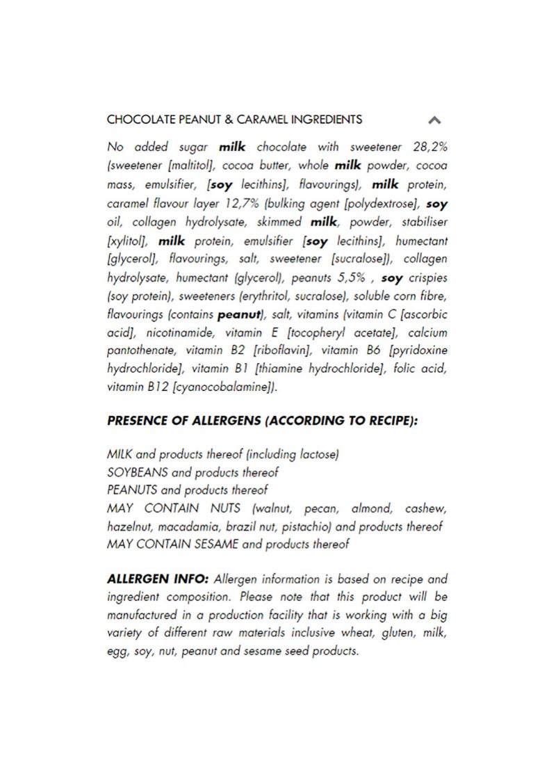Fulfil Peanut Caramel Protein Bar 55g (20g Protein) - Image 3