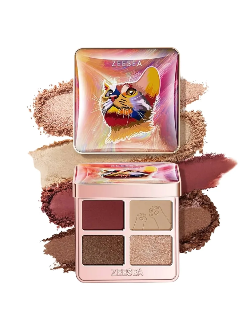 ZEESEA ZEESEA Tipsy Kitty Eyeshadow Quad 07 Sincere Heart