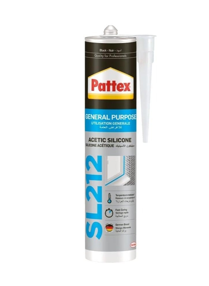 Pattex SL212 Silicone, 280 ml, White - Image 1
