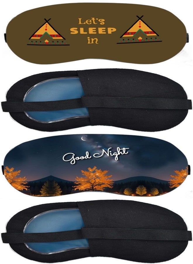 SONEEV MART Luxurious Gel Eye Mask for Soothing Relaxation and Stress Relief Reusable and Cold Therapy Ideal for Puffy Eyes, Dark Circles Headache Relief [PACK OF 2] - Image 1