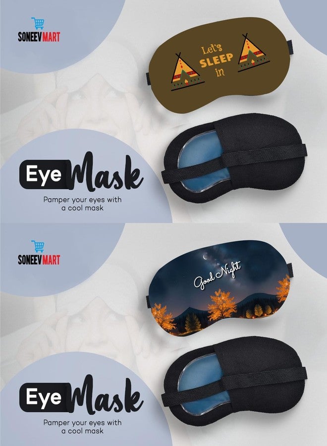 SONEEV MART Luxurious Gel Eye Mask for Soothing Relaxation and Stress Relief Reusable and Cold Therapy Ideal for Puffy Eyes, Dark Circles Headache Relief [PACK OF 2] - Image 3