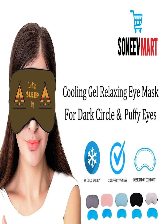 SONEEV MART Luxurious Gel Eye Mask for Soothing Relaxation and Stress Relief Reusable and Cold Therapy Ideal for Puffy Eyes, Dark Circles Headache Relief [PACK OF 2] - Image 4