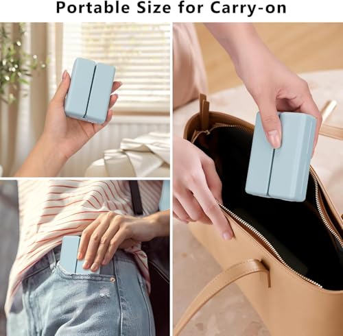 Prplet Tablets Pill Medicine Organizer Box – 7 Compartment Daily Storage Case for Vitamins, Supplements, Medication – Compact Travel Pill Container (Blue) - Image 3
