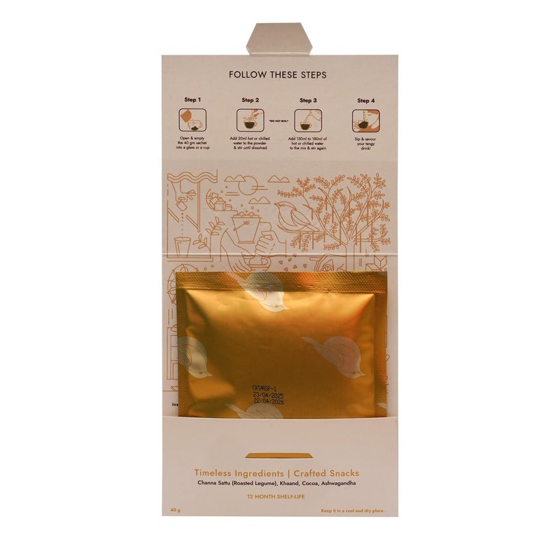 Lumara Moringa Chhas roasted chana sattu moringa drink - Image 2