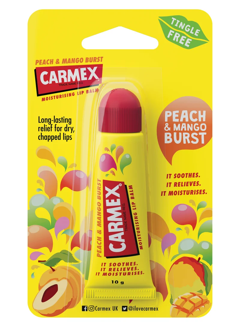 CARMEX Peach & Mango Lip Balm Tube