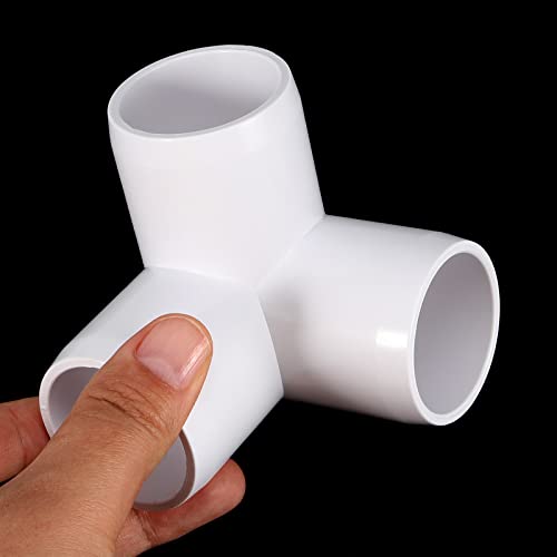 MANCHAP 30 PCS 1/2 Inch 3 Way PVC Elbow Fitting, Heavy Duty PVC Pipe Connectors, White - Image 5