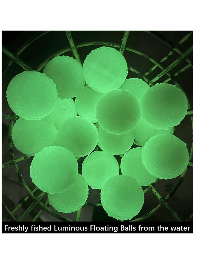 Excefore Glow and Floater Golf Ball 6 Pack Luminous Golf Float Ball Night Practice Glow Floating Golf Ball Night Golf Water Golf for Playing Practicing Golf Balls Improve the Fun of Sports - Image 4