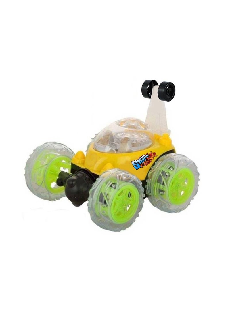 Kids Choice Stunt Car Rotating Spin 360° Flips RC Toy With Light & Music  - Image 3