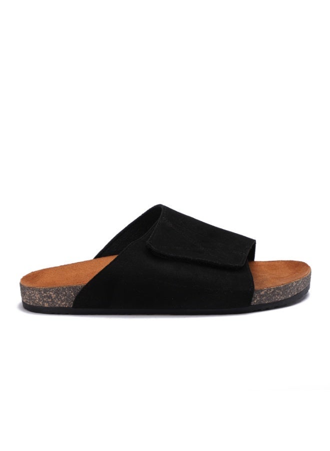 شبشب رجالي طبي مريح بشريط عريض قابل للتعديل نعل بصمه رابر داعم لقوس القدم وخفيف الوزن مثالي للاستخدام اليومي والصيف - Image 4