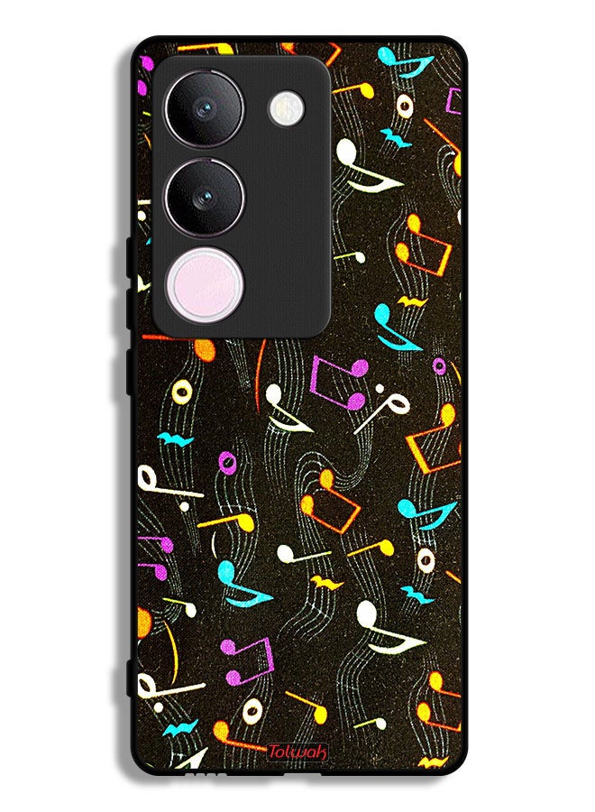 Tolwak vivo V29 Protective Case Cover Music Fabric Pattern - Image 1