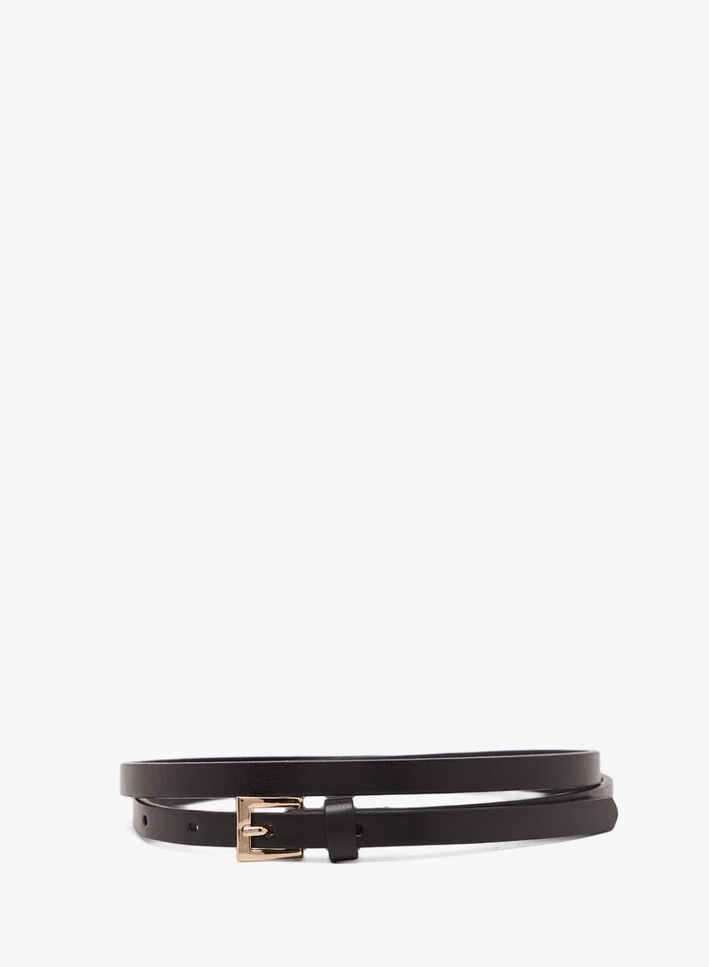 جينجر Silver Accent Classic Waist Belt