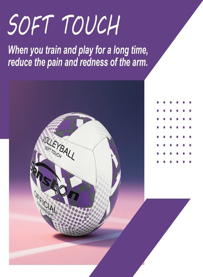Senston Microfiber Official Size 5 Volleyball-Soft Waterproof Lightweight for Adults Youth Beach Gym Indoor/Outdoor Training - Image 5