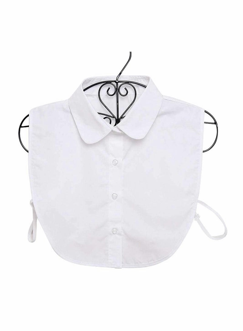 SYOSI 2 Pcs Fashion Elegant Basic Shirts Fake False Collar for Women Girls Dresses Sweaters Blouse Office Leisure Business Banquet Daily Wearing Black + White  - Image 2