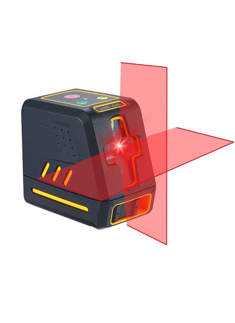 Laser Level Professional Horizontal and Vertical Cross Line Self Leveler Auto-Leveling Spirit Level Self-Leveling Selectable Laser Lines Adjustable Brightness Red Beam T07