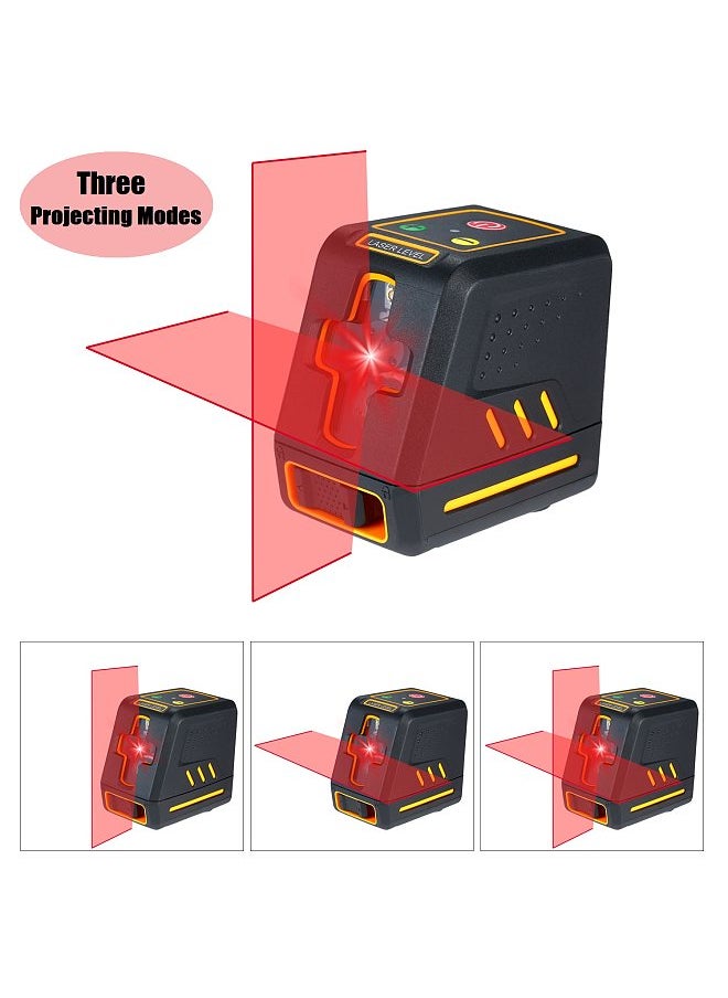 Generic - Laser Level Professional Horizontal and Vertical Cross Line Self Leveler Auto-Leveling Spirit Level Self-Leveling Selectable Laser Lines Adjustable Brightness Red Beam T07 - Image 1