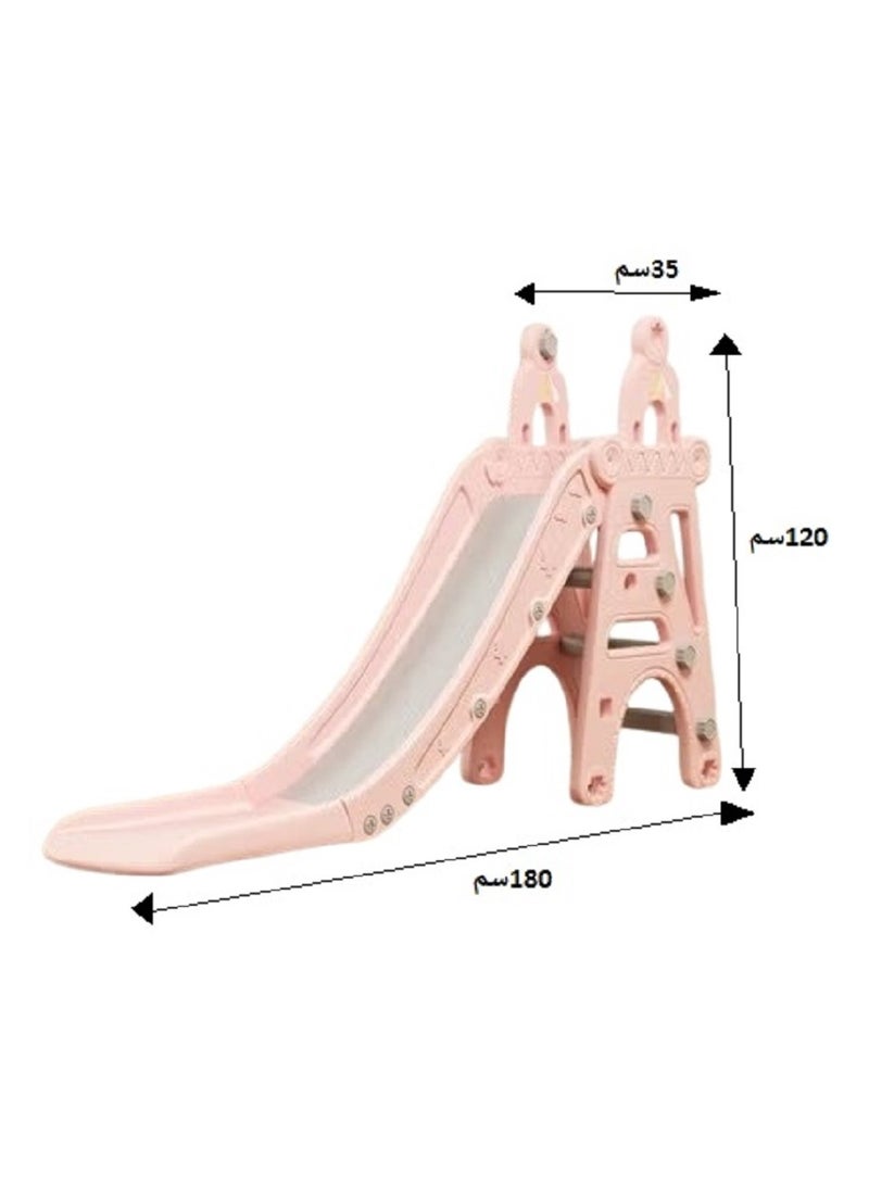 فول جوي زحليقه اطفال صفيرة 2 في 1 شريحة مع طوق كرة السلة، زحليقه للأطفال الصغار الأولاد والبنات المتسلقين، ألعاب داخلية وخارجية - Image 5