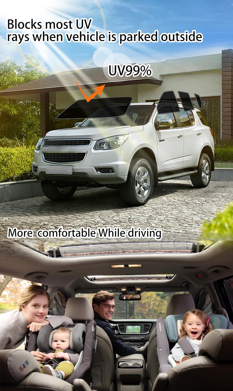 AUTOTEK 2Ply Premium Window Tint Film - 24'' x 25'ft (5% VLT), Privacy Protection, UV Block, Heat Reduction, Front Windshield, Rear Window, Sun Strips - Image 3