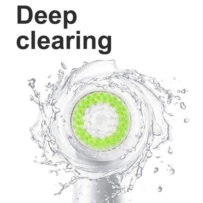 efly رؤوس فرشاة بديلة متوافقة مع ميا 1، ميا 2، ميا فيت، ألفا فيت، سمارت بروفايل أبليفت وألفا فيت (4 عبوات (أزرق + أسود + أخضر + وردي)) (4 عبوات) - Image 4