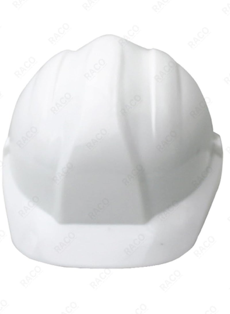 RACO RACO White Heavy-Duty Safety Helmet, Construction Bump for Construction & Outdoor Activities Comfortable & Durable Hard Hat, Adjustable Chin Strap & Rachet Type Adjustment Lightweight - Image 2