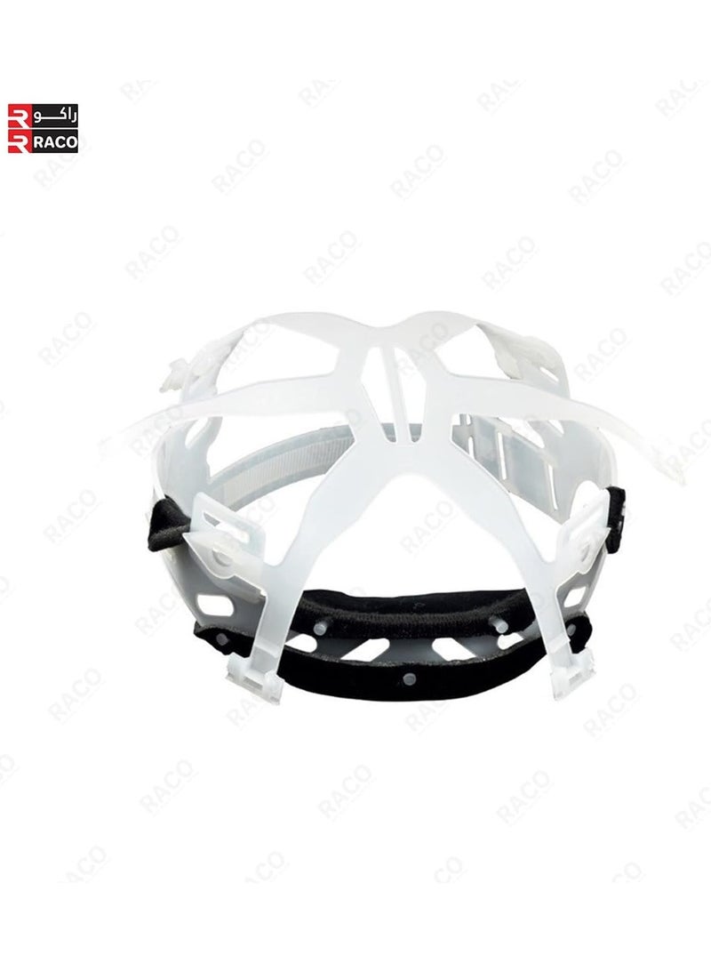 RACO RACO White Heavy-Duty Safety Helmet, Construction Bump for Construction & Outdoor Activities Comfortable & Durable Hard Hat, Adjustable Chin Strap & Rachet Type Adjustment Lightweight - Image 3