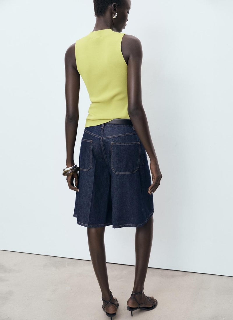 MANGO Casual Ribbed Knit Top  - Image 2