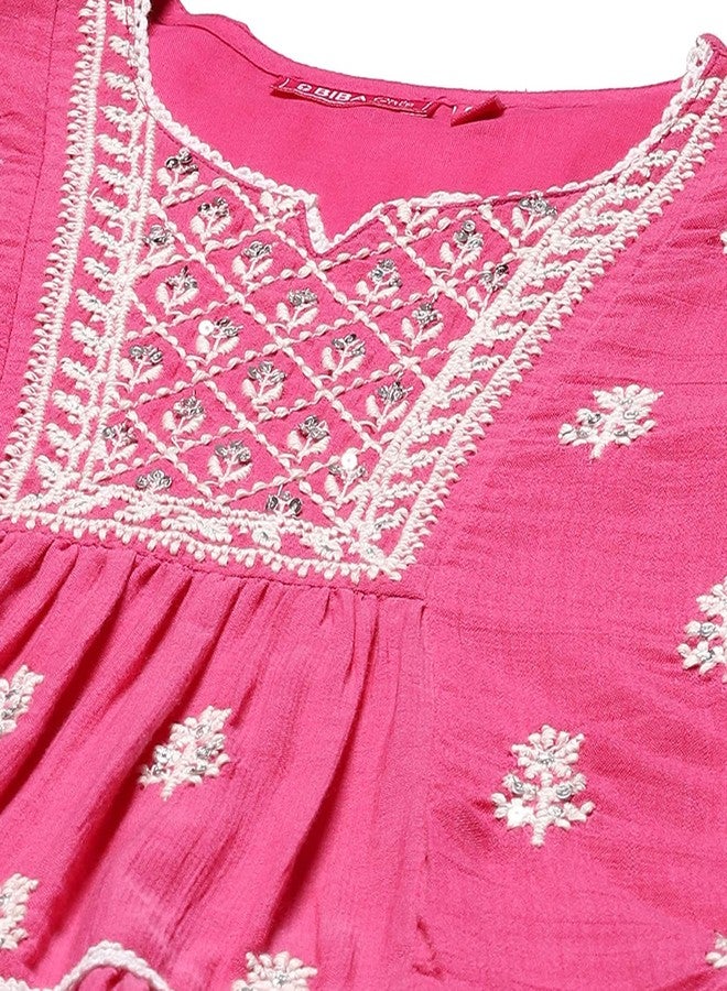 BIBA GIRL SOLID Tiered KID(KW5197_FUCHSIA_5) - Image 2