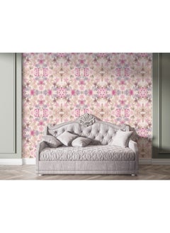 Home Gallery Peony Grunge Texture Design With Old Geometric Patterns
 Fabric Wallpaper Covers An Area ​​Up To 4.2Mx3M With Adhesive  And Smoothing Tool  - Image 1