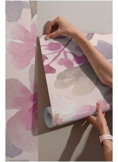Home Gallery Peony Grunge Texture Design With Old Geometric Patterns
 Fabric Wallpaper Covers An Area ​​Up To 4.2Mx3M With Adhesive  And Smoothing Tool  - Image 5