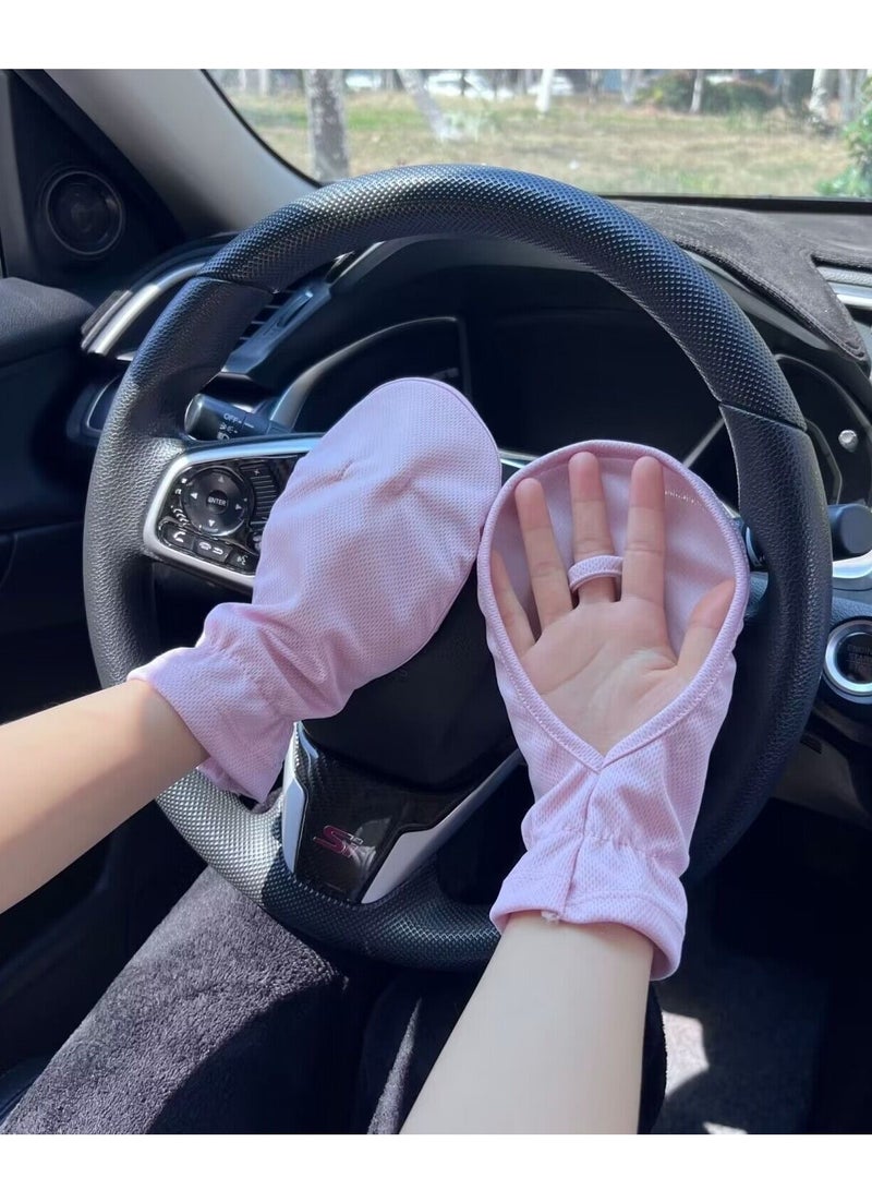 RTYY Women's Gloves Driving Gloves Non-slip Sun Protection Summer UV Protection Gloves - Image 1