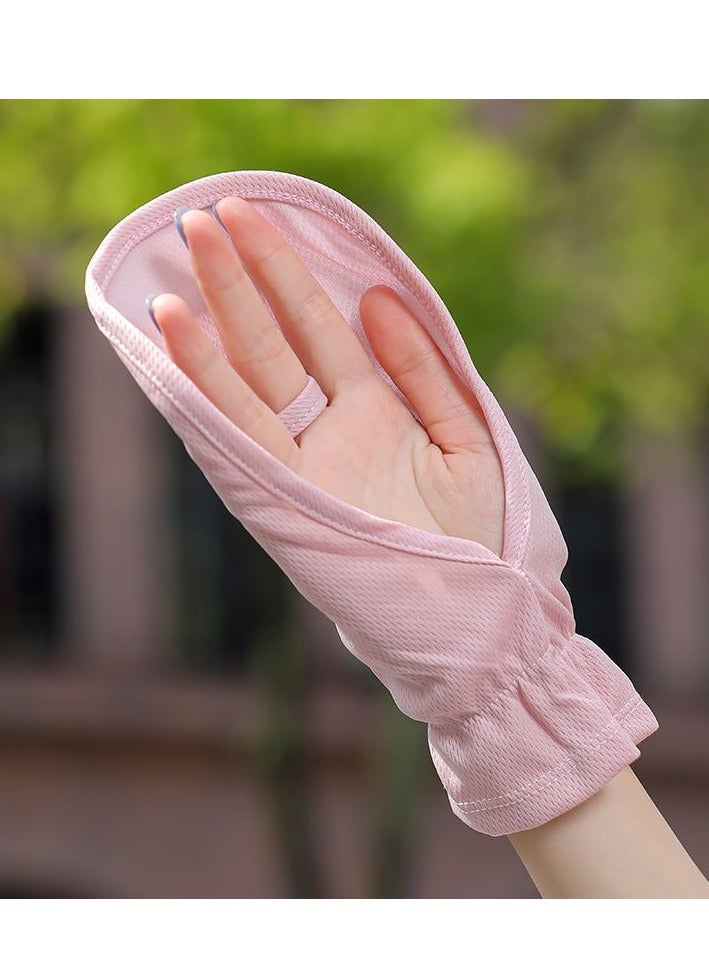 RTYY Women's Gloves Driving Gloves Non-slip Sun Protection Summer UV Protection Gloves - Image 3