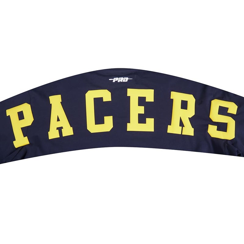 Pro Standard Womens NBA Indiana Pacers Wingspan Short Sleeve Boxy Tee Midnight Navy M - Image 3