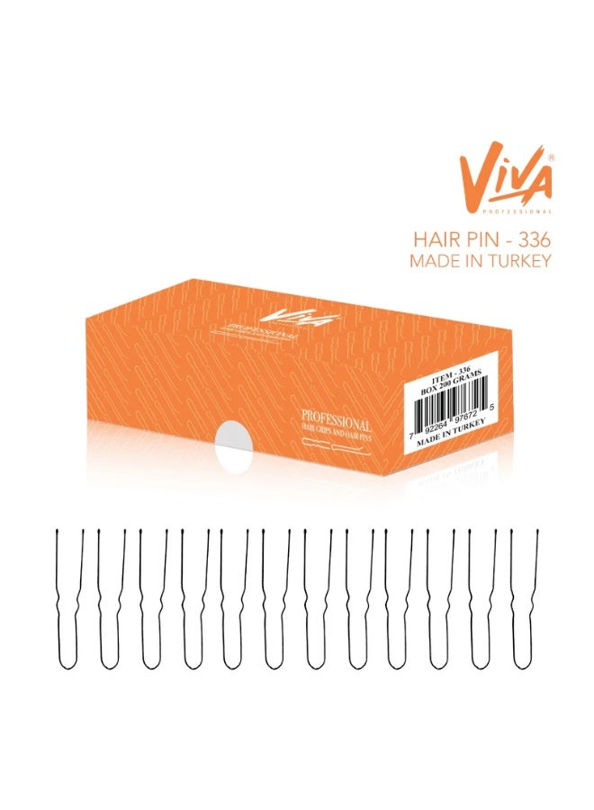 دبابيس شعر على شكل حرف U من فيفا رقم 336 مع قبضة 200 جرام