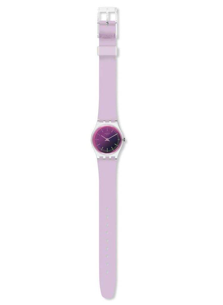 Swatch Women Ultraviolet Quartz Movement Water Resistant Wrist Watch - 25 Mm - Image 2