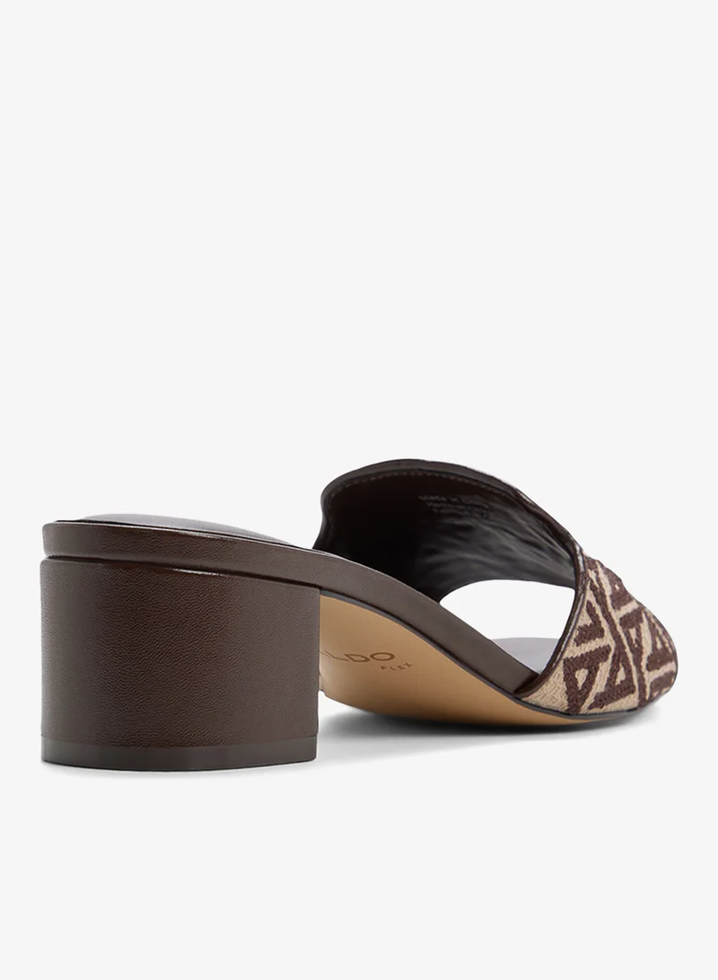 Aldo BROWN MULTI Tessina Heeled Sandals for Women | Best Price UAE
