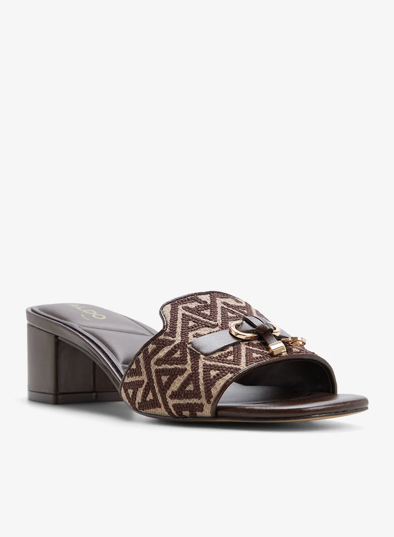 Aldo BROWN MULTI Tessina Heeled Sandals for Women | Best Price UAE