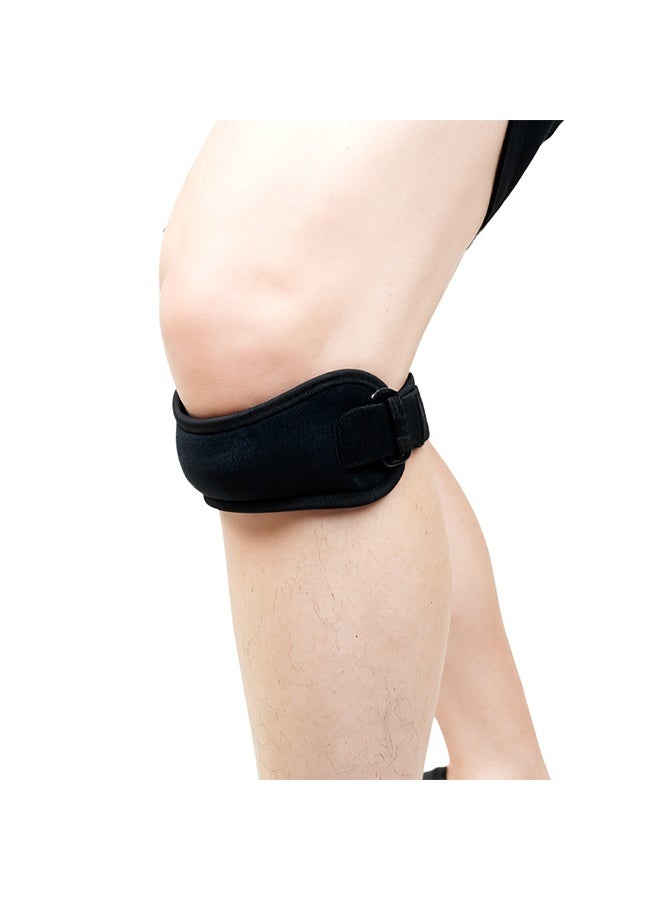 GIFT 2 Pack Knee Brace for Pain Relief and Patella Support with Adjustable Patella Stabilization Strap for Jumper's Knee, Tendonitis, Running, Basketball, Hiking, Volleyball, Squats, Tennis, etc.(Black)  - Image 2