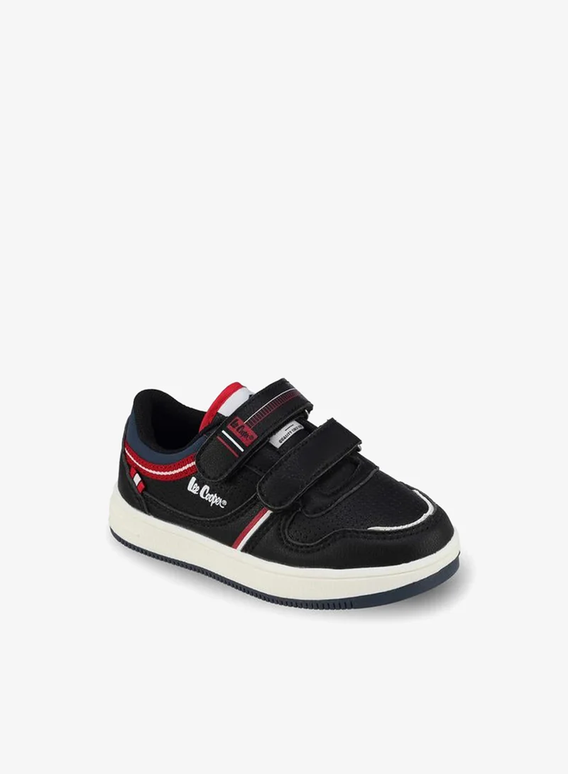 Lee Cooper BLACK Boys Hook & Loop Ankle Sneakers for Men | Best Price UAE
