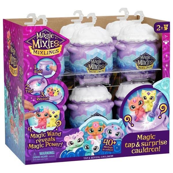 Magic Mixies Mixlings Tap & Reveal Cauldron 2 Pack, Magic Wand Reveals Magic Power and Surprise Reveal on Cauldron, for Kids Aged 5 and Up (Styles May Vary) - Image 5