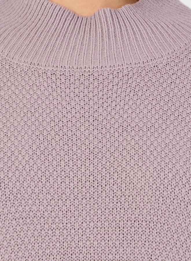 Styli Oversized High Neck Chunky Knit Sweater