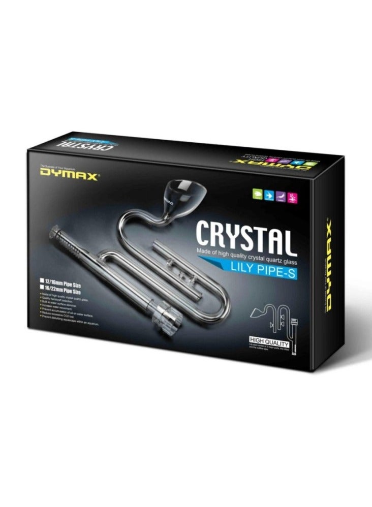 Dymax Crystal Lily Pipe w/ surface skimmer 12/16 mm