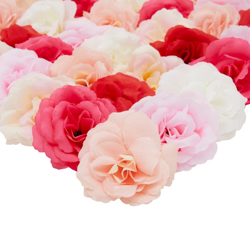 Juvale Silk Artificial Flowers for Decoration 60Pack Mini 3 in Heads 6 Colors Reusable Artificial Roses Foam Flowers for Crafts Wedding Decor - Image 1