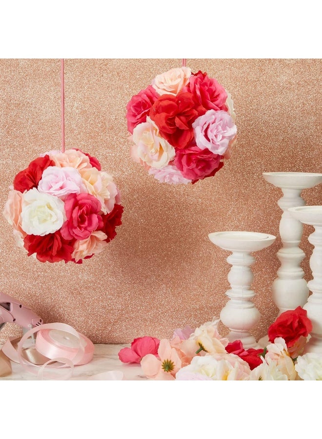 Juvale Silk Artificial Flowers for Decoration 60Pack Mini 3 in Heads 6 Colors Reusable Artificial Roses Foam Flowers for Crafts Wedding Decor - Image 5