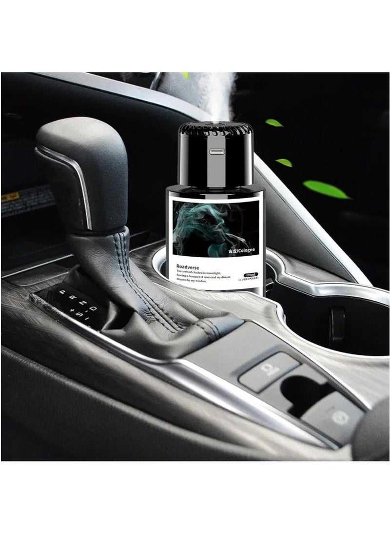 ELTRAZONE Smart Starry Projection Car Aroma Diffuser – 120ml USB Rechargeable Humidifier with Cool Mist & LED Night Light – Portable Air Freshener for Car, Home, Office & Bedroom – Silent Ultrasonic Operation, Aromatherapy Support, Large-Capacity Moisture & Relaxation Solution - Image 2