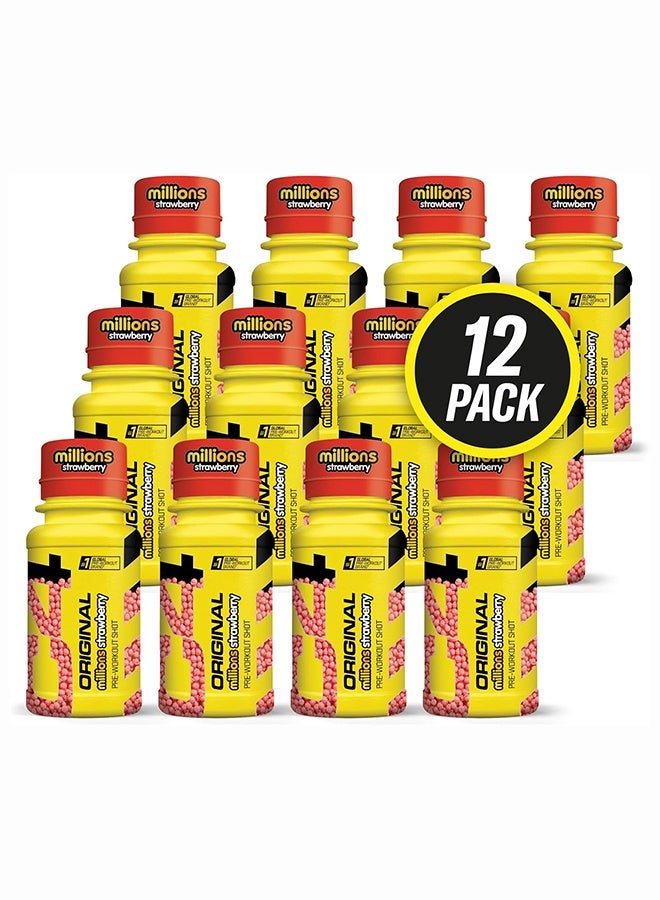 Pack Of 12C4 original POW shot Mellions Strawberry 12/cs Pack Of 12
