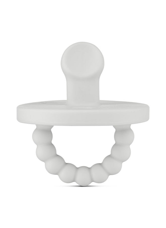 Ryan & Rose - Cutie Pat Pacifier Teether (Slant Grey) - Image 1